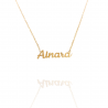 Collar con nombre de Ainara en Acero Hipoalergénico 316l