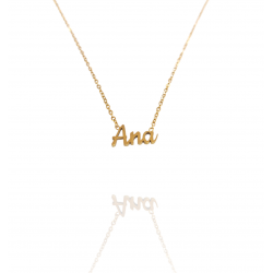 Collar con nombre de Ana en Acero Hipoalergénico 316l