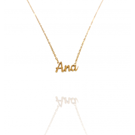 Collar con nombre de Ana en Acero Hipoalergénico 316l
