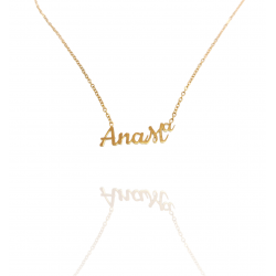 Collar con nombre de AnaMª en Acero Hipoalergénico 316l