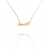 Collar con nombre de AnaMª en Acero Hipoalergénico 316l
