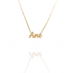 Collar con nombre de Ane en Acero Hipoalergénico 316l