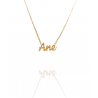 Collar con nombre de Ane en Acero Hipoalergénico 316l