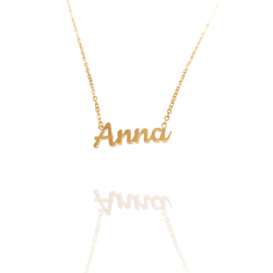 Collar con nombre de Anna en Acero Hipoalergénico 316l