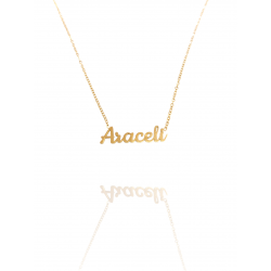 Collar con nombre de Araceli en Acero Hipoalergénico 316l