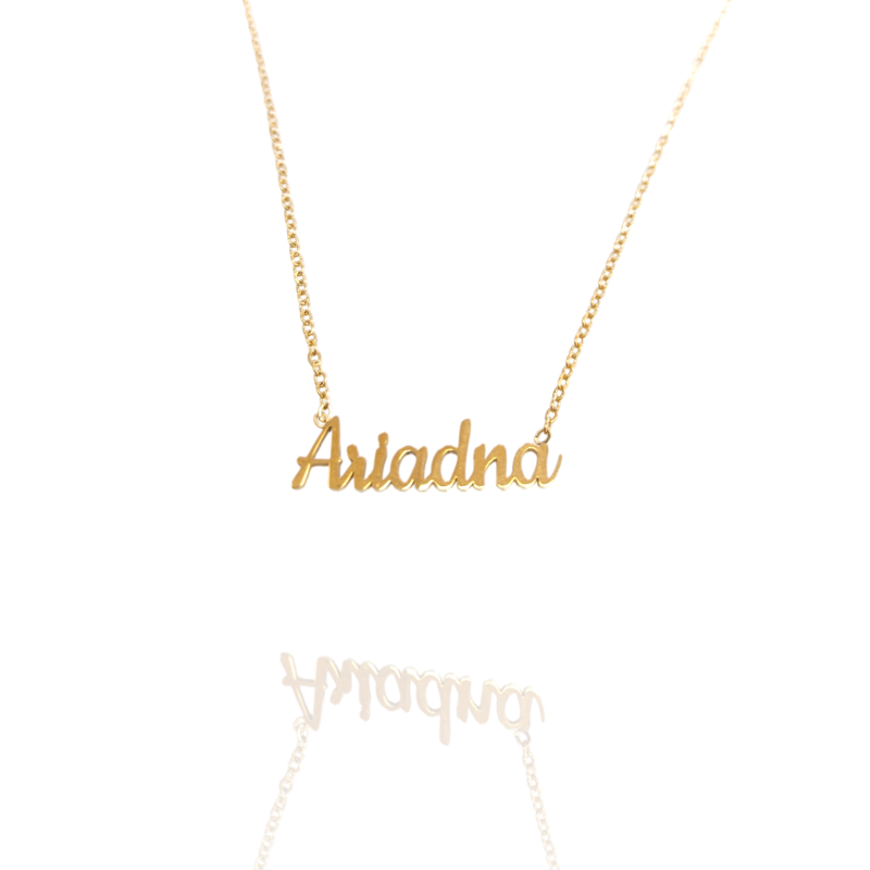 Collar con nombre de Ariadna en Acero Hipoalergénico 316l