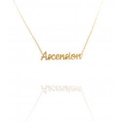 Collar con nombre de Ascensión en Acero Hipoalergénico 316l