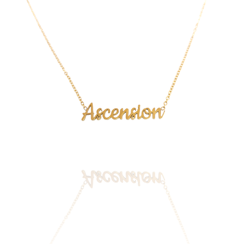 Collar con nombre de Ascensión en Acero Hipoalergénico 316l