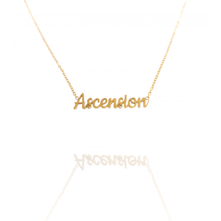 Collar con nombre de Ascensión en Acero Hipoalergénico 316l