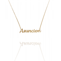 Collar con nombre de Asunción en Acero Hipoalergénico 316l