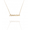 Collar con nombre de Asunción en Acero Hipoalergénico 316l