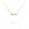 Collar con nombre de Berta en Acero Hipoalergénico 316l