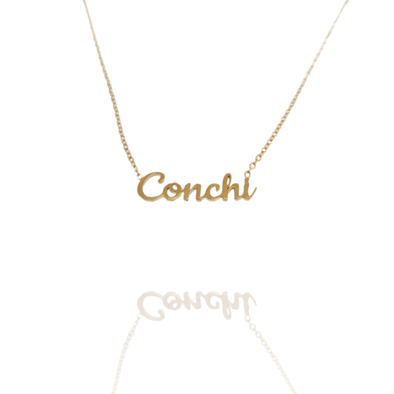 Collar con nombre de Conchi en Acero Hipoalergénico 316l