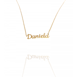 Collar con nombre de Daniela en Acero Hipoalergénico 316l