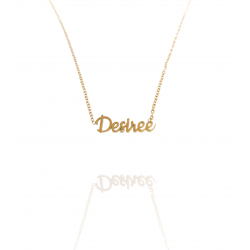 Collar con nombre de Desirée en Acero Hipoalergénico 316l