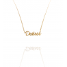 Collar con nombre de Desirée en Acero Hipoalergénico 316l