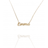 Collar con nombre de Emma en Acero Hipoalergénico 316l