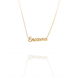 Collar con nombre de Encarna en Acero Hipoalergénico 316l