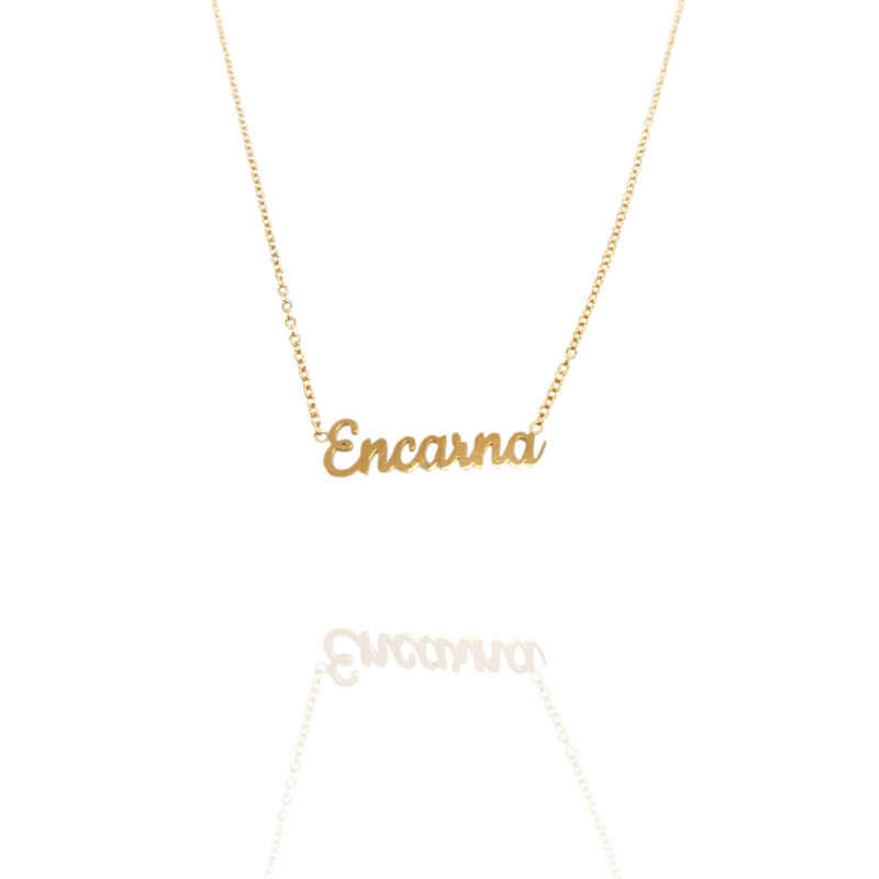 Collar con nombre de Encarna en Acero Hipoalergénico 316l