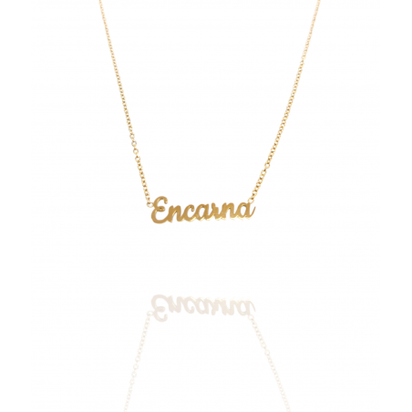 Collar con nombre de Encarna en Acero Hipoalergénico 316l