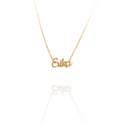 Collar con nombre de Erika en Acero Hipoalergénico 316l
