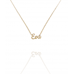 Collar con nombre de Eva en Acero Hipoalergénico 316l