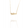 Collar con nombre de Felisa en Acero Hipoalergénico 316l