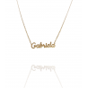 Collar con nombre de Gabriela en Acero Hipoalergénico 316l