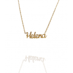 Collar con nombre de Helena en Acero Hipoalergénico 316l
