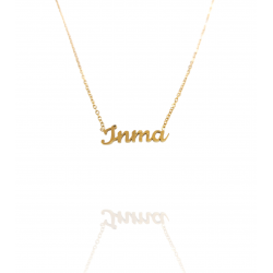 Collar con nombre de Inma en Acero Hipoalergénico 316l