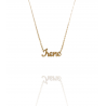 Collar con nombre de Irene en Acero Hipoalergénico 316l