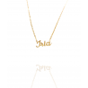 Collar con nombre de Iria en Acero Hipoalergénico 316l