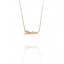 Collar con nombre de Itziar en Acero Hipoalergénico 316l