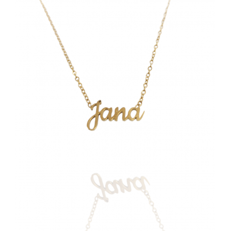 Collar con nombre de Jana en Acero Hipoalergénico 316l