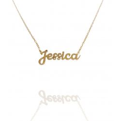 Collar con nombre de Jessica en Acero Hipoalergénico 316l