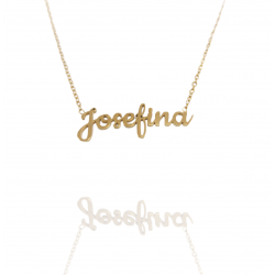 Collar con nombre de Josefina en Acero Hipoalergénico 316l