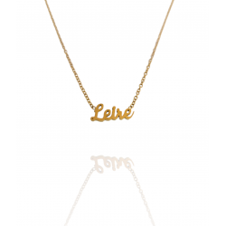 Collar con nombre de Leire en Acero Hipoalergénico 316l