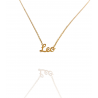 Collar con nombre de Leo en Acero Hipoalergénico 316l