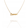 Collar con nombre de Leonor en Acero Hipoalergénico 316l