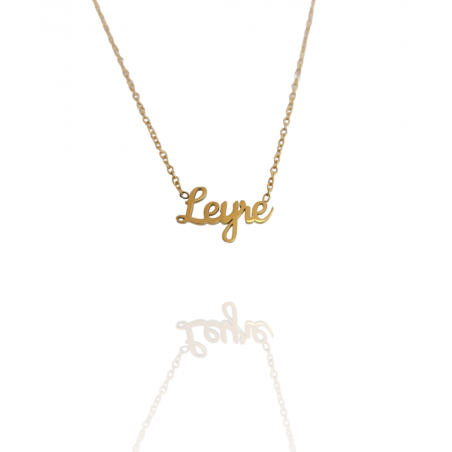 Collar con nombre de Leyre en Acero Hipoalergénico 316l