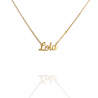 Collar con nombre de Lola en Acero Hipoalergénico 316l