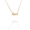 Collar con nombre de Luna en Acero Hipoalergénico 316l