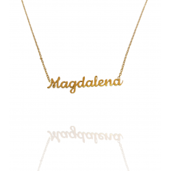 Collar con nombre de Magdalena en Acero Hipoalergénico 316l