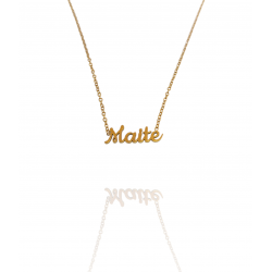 Collar con nombre de Maite en Acero Hipoalergénico 316l