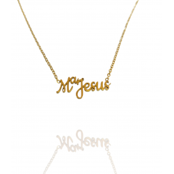 Collar con nombre de MªJesús en Acero Hipoalergénico 316l