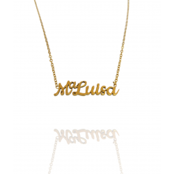 Collar con nombre de MªLuisa en Acero Hipoalergénico 316l