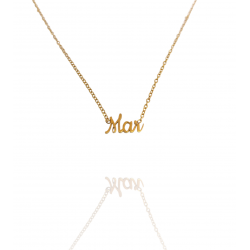 Collar con nombre de Mar en Acero Hipoalergénico 316l