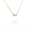 Collar con nombre de Mar en Acero Hipoalergénico 316l