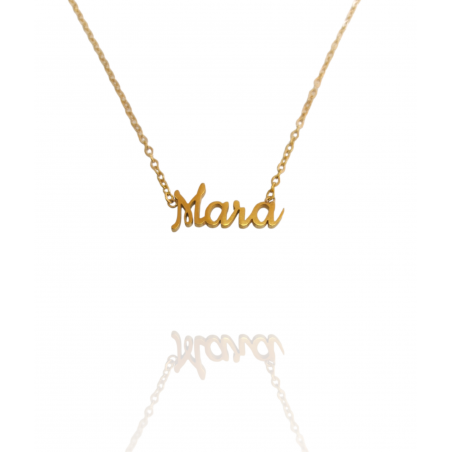Collar con nombre de Mara en Acero Hipoalergénico 316l