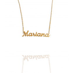 Collar con nombre de Mariana en Acero Hipoalergénico 316l